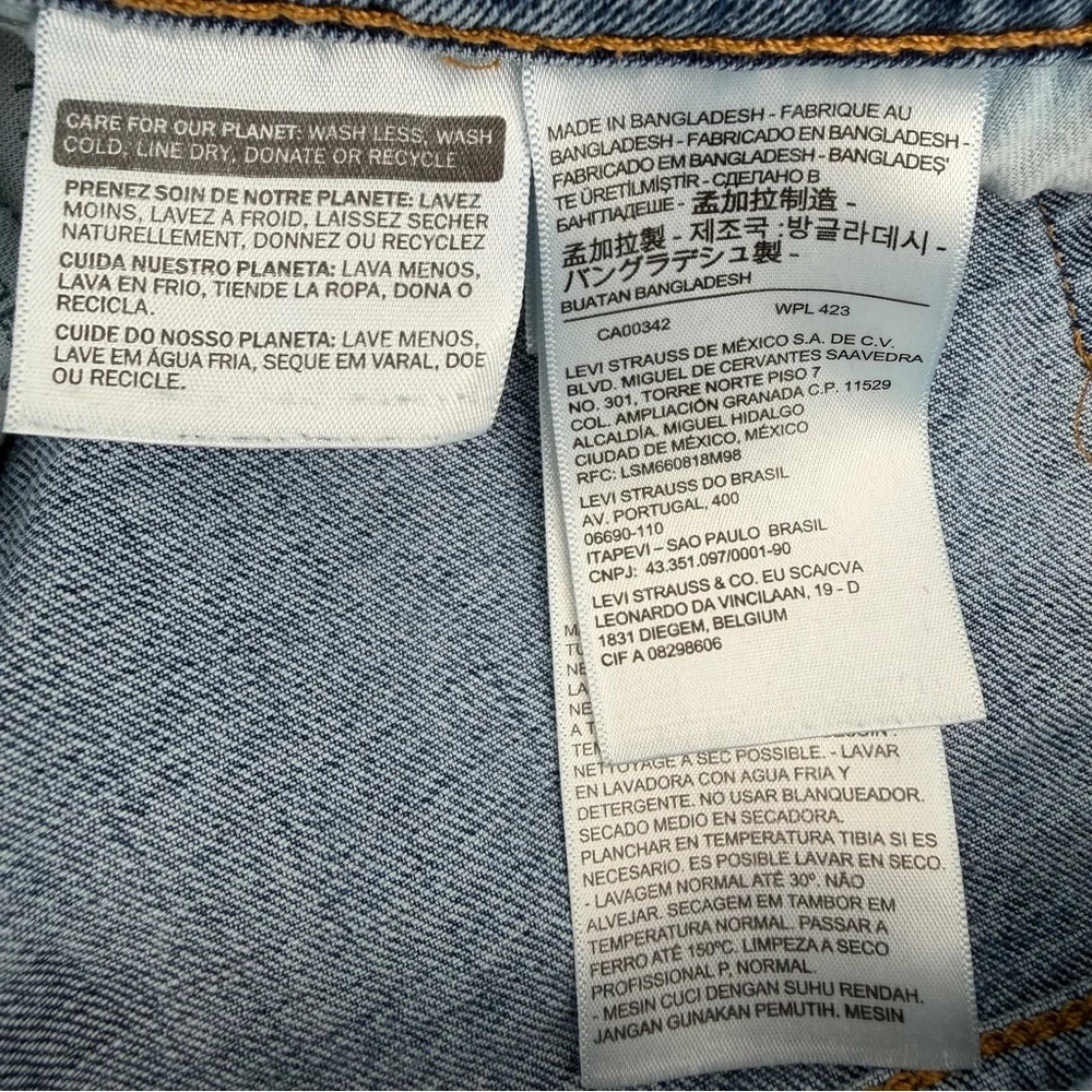 Levi’s Jeans Men’s 36x30 Blue Denim 514 Straight Fit Cotton Blend READ